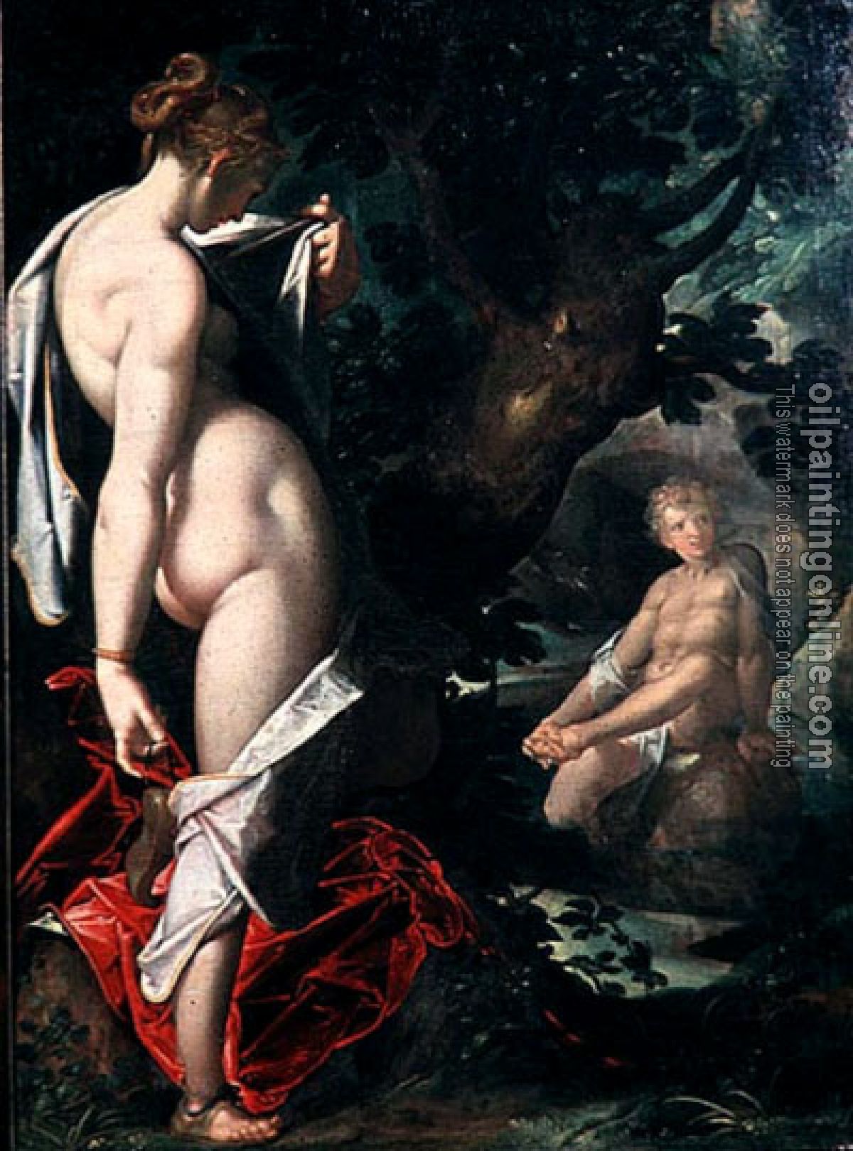 Bartholomaeus Spranger - Salmacis and Hermaphroditus